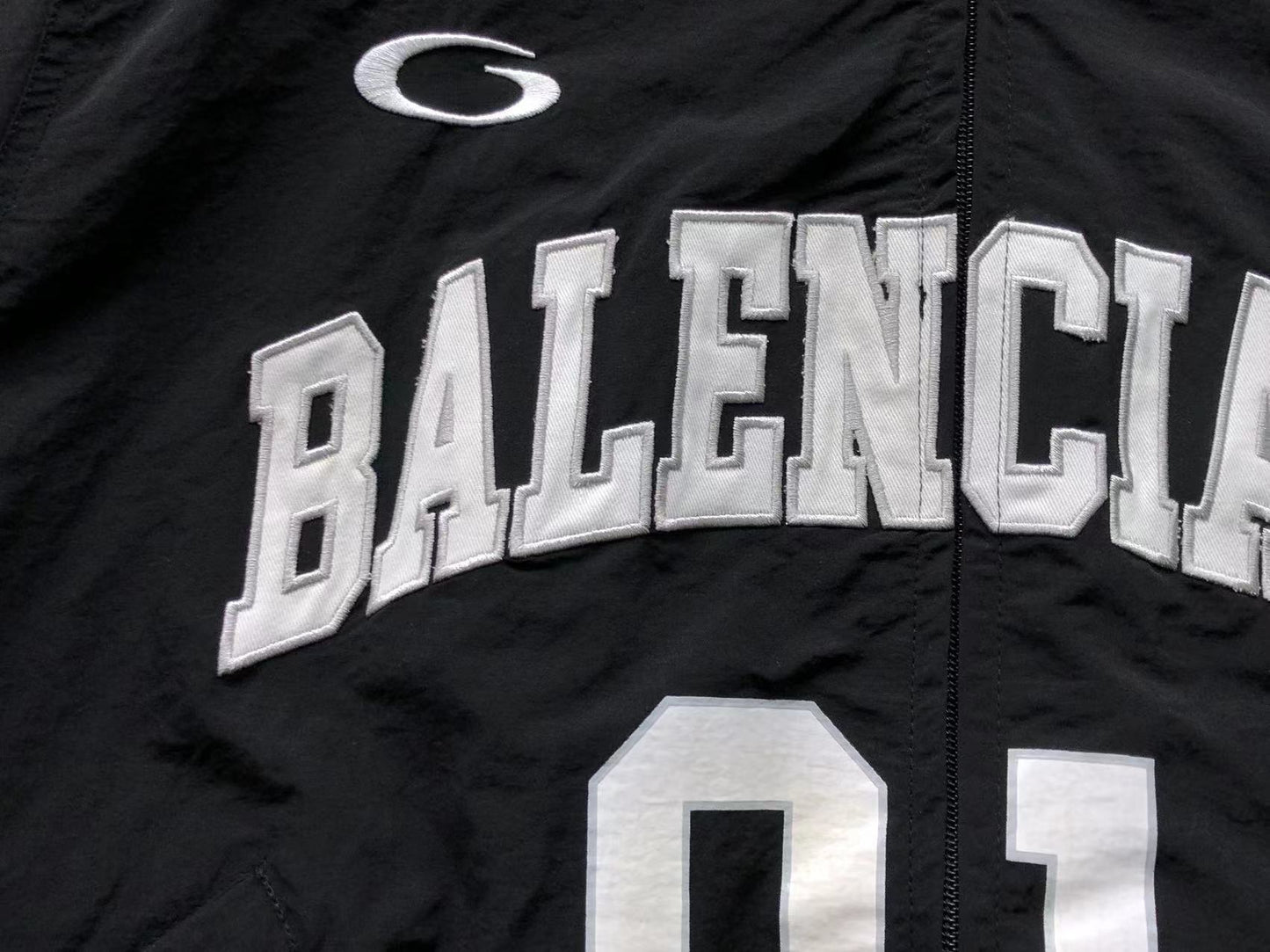 Balenciaga Basketball Zip Up Black