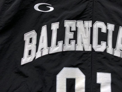 Balenciaga Basketball Zip Up Black