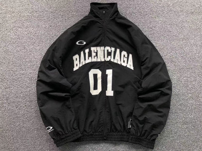 Balenciaga Basketball Zip Up Black