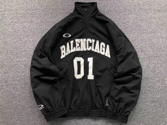 Balenciaga Basketball Zip Up Black