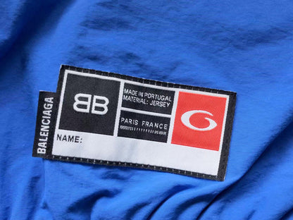 Balenciaga Basketball Zip Up Blue