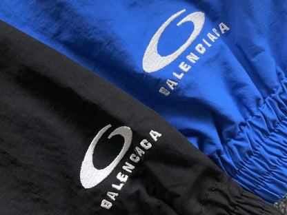 Balenciaga Basketball Zip Up Blue