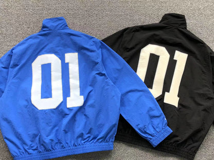 Balenciaga Basketball Zip Up Blue
