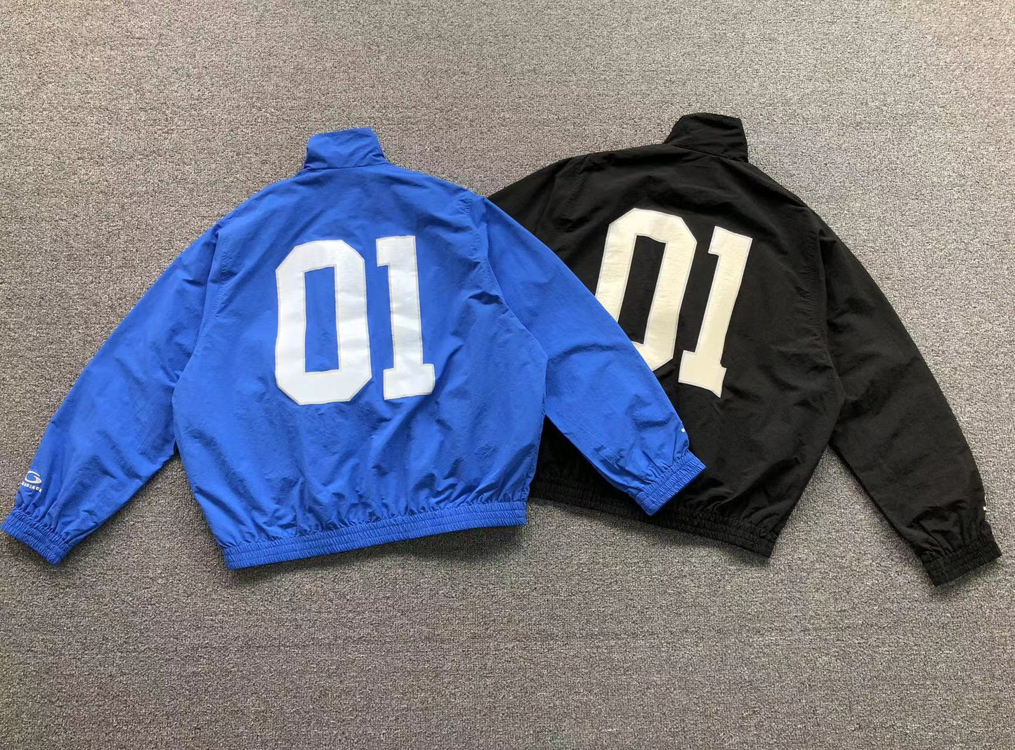 Balenciaga Basketball Zip Up Blue