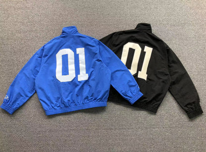 Balenciaga Basketball Zip Up Blue