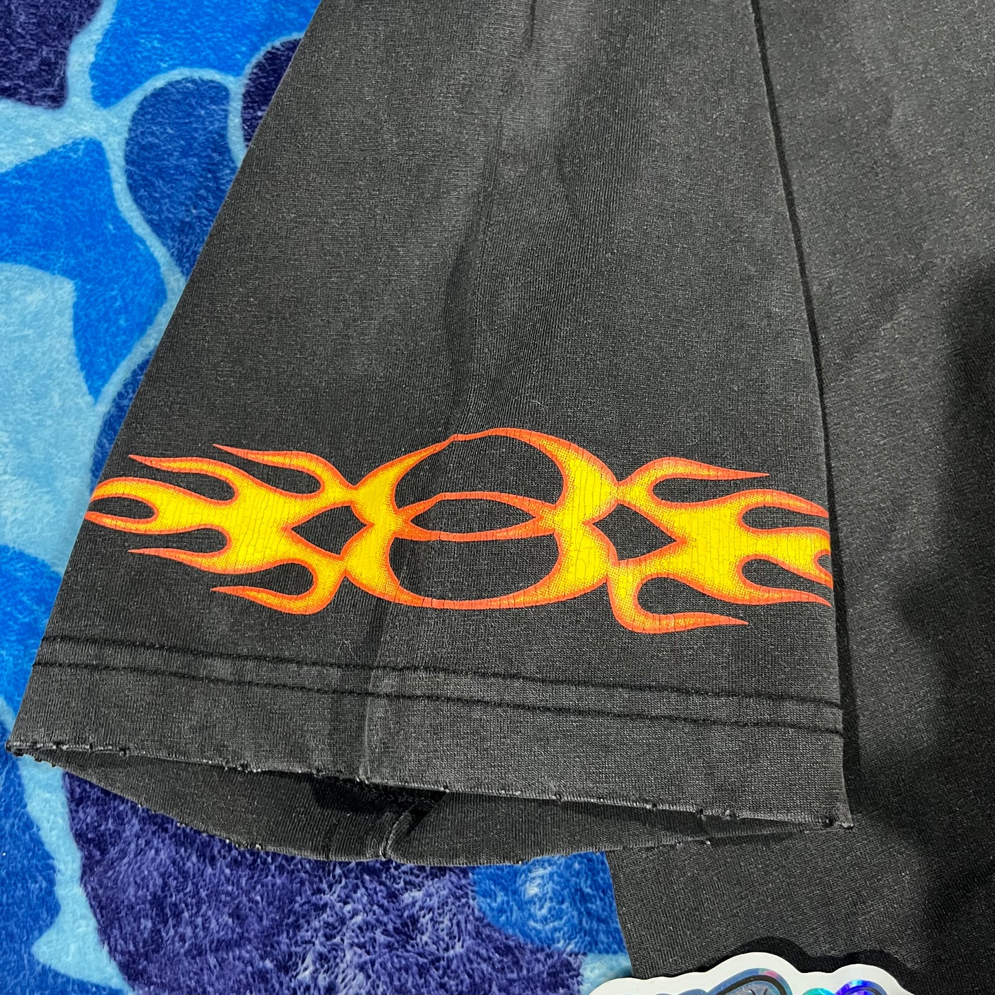 BALENCIAGA BURNING UNITY T-SHIRT BLACK