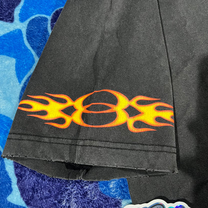 BALENCIAGA BURNING UNITY T-SHIRT BLACK