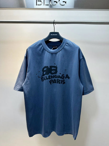 balenciaga-hand-drawn-bb-icon-t-shirt-blue-Drip Store Argentina