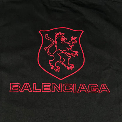 Balenciaga Lion Club T-Shirt Black