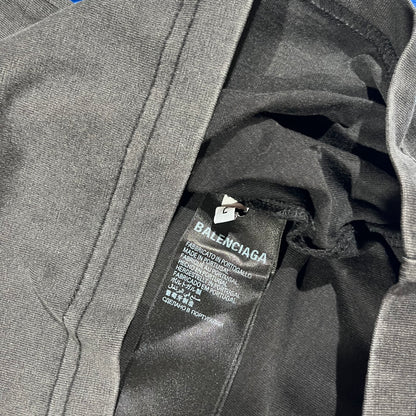 Balenciaga Logo Print T-Shirt Black