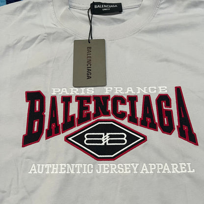 Balenciaga Logo Print T-Shirt White
