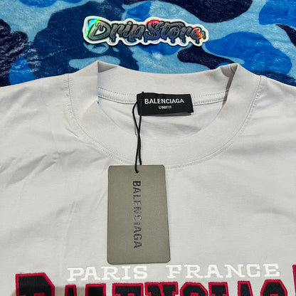 Balenciaga Logo Print T-Shirt White