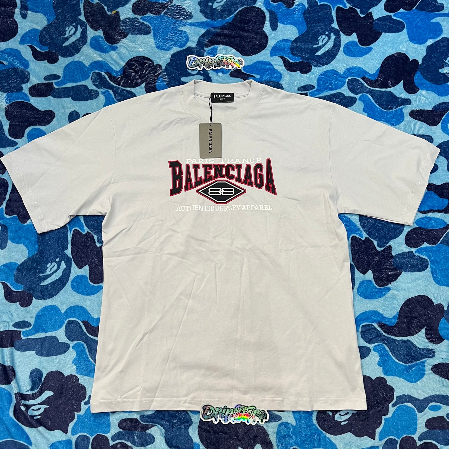 Balenciaga Logo Print T-Shirt White