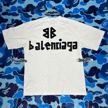 BALENCIAGA NEW TAPE TYPE T-SHIRT WHITE