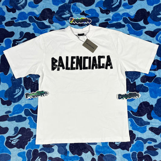 BALENCIAGA NEW TAPE TYPE T-SHIRT WHITE