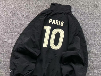 Balenciaga Paris Soccer Jacket Black