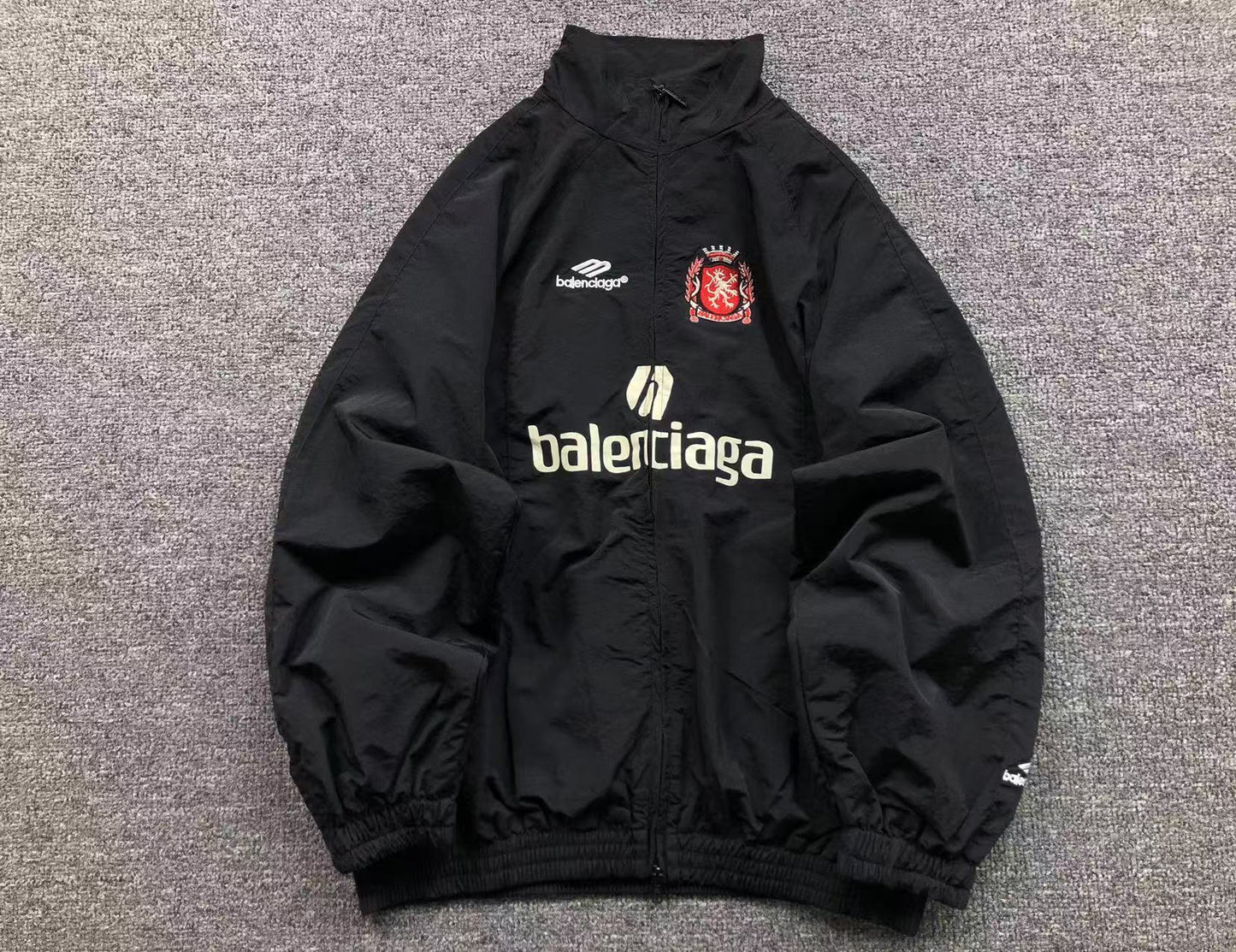 Balenciaga Paris Soccer Jacket Black