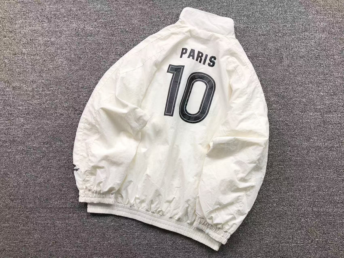 Balenciaga Paris Soccer Jacket White