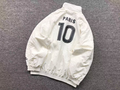 Balenciaga Paris Soccer Jacket White