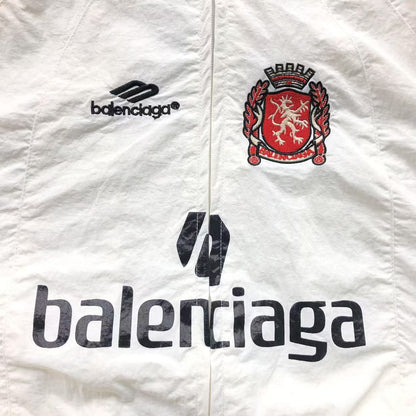 Balenciaga Paris Soccer Jacket White