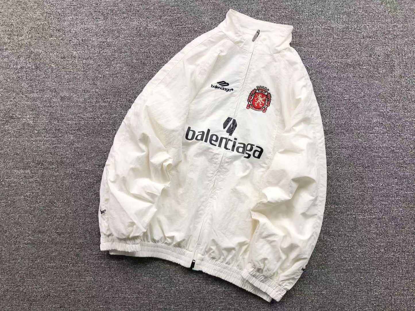 Balenciaga Paris Soccer Jacket White