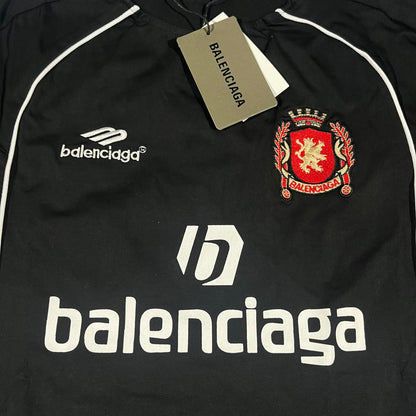 BALENCIAGA PARIS SOCCER T-SHIRT BLACK