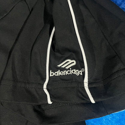 BALENCIAGA PARIS SOCCER T-SHIRT BLACK