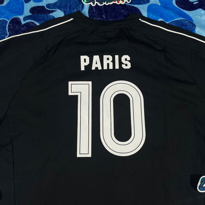 BALENCIAGA PARIS SOCCER T-SHIRT BLACK