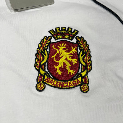 BALENCIAGA PARIS SOCCER T-SHIRT WHITE