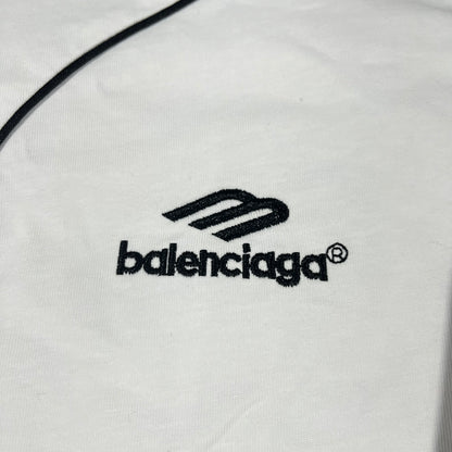 BALENCIAGA PARIS SOCCER T-SHIRT WHITE
