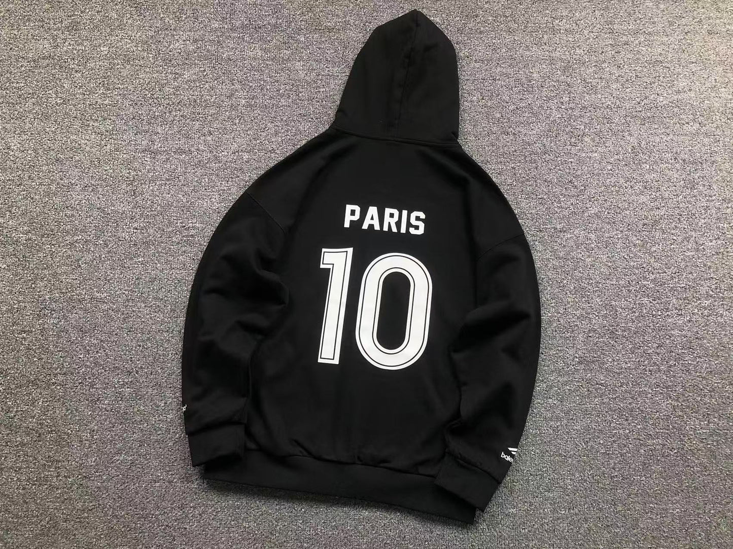 Balenciaga Paris Soccer Zip Up Black