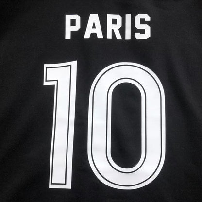 Balenciaga Paris Soccer Zip Up Black