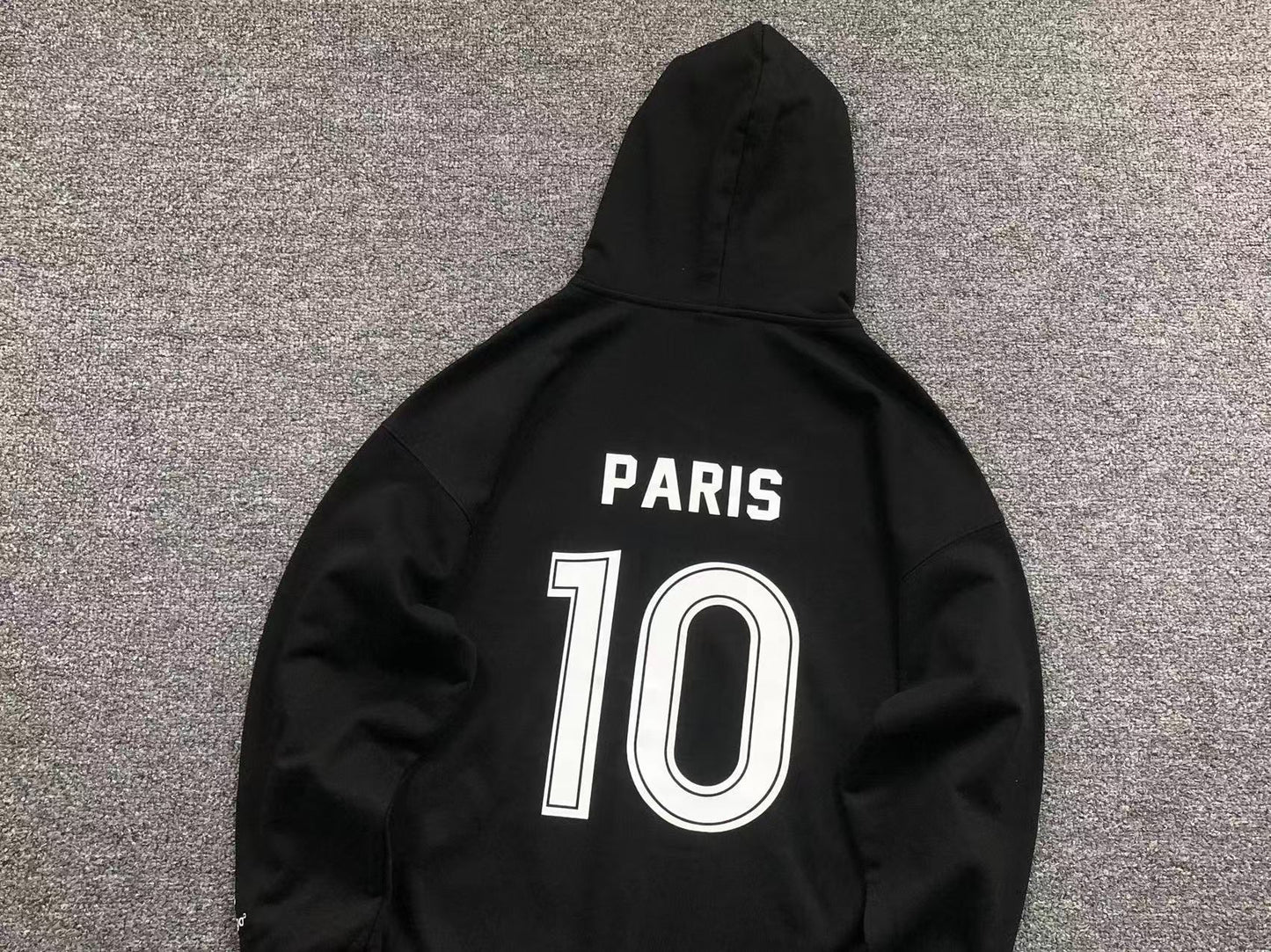 Balenciaga Paris Soccer Zip Up Black