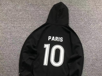 Balenciaga Paris Soccer Zip Up Black