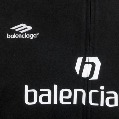 Balenciaga Paris Soccer Zip Up Black