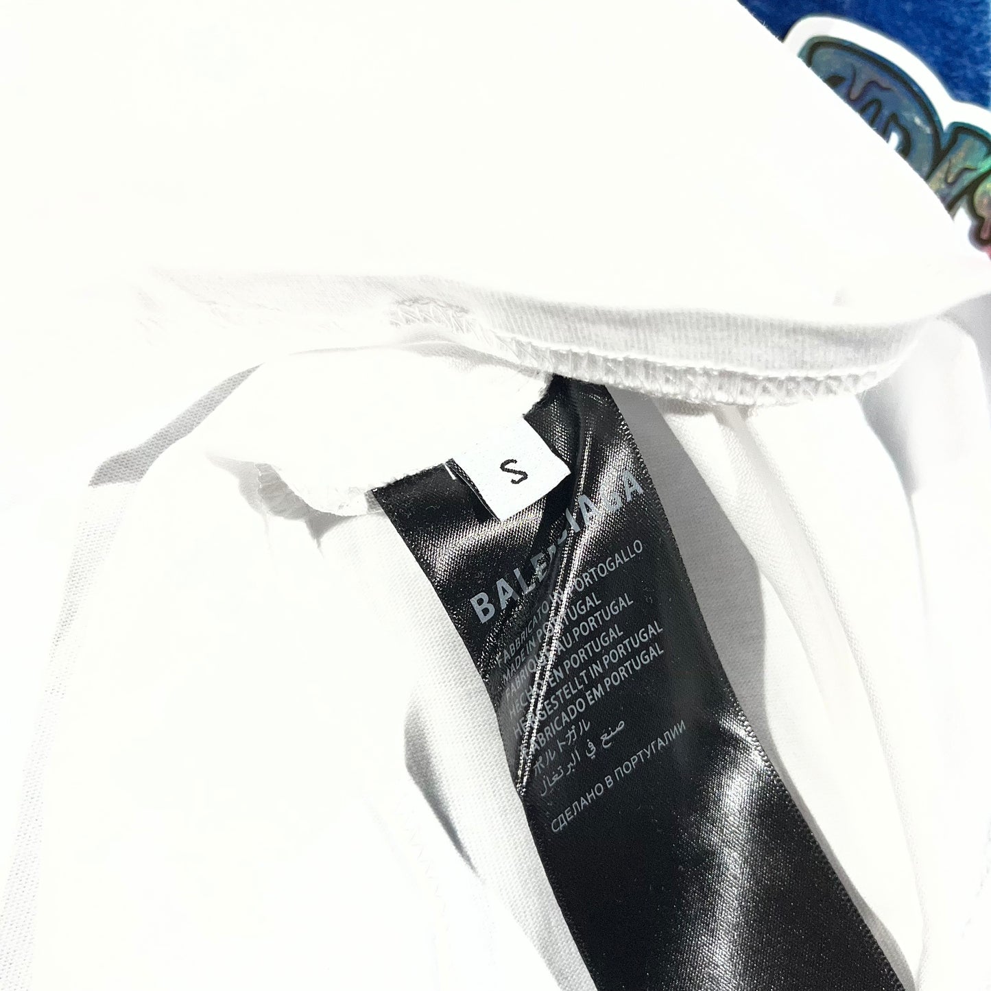 Balenciaga Red Tape T-Shirt White