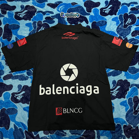 BALENCIAGA TOP LEAGUE T-SHIRT BLACK