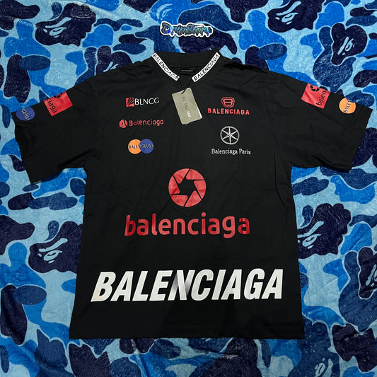 BALENCIAGA TOP LEAGUE T-SHIRT BLACK