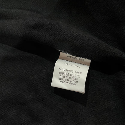 BAPE 1ST CAMO SHARK FULL ZIP HOODIE BLACK