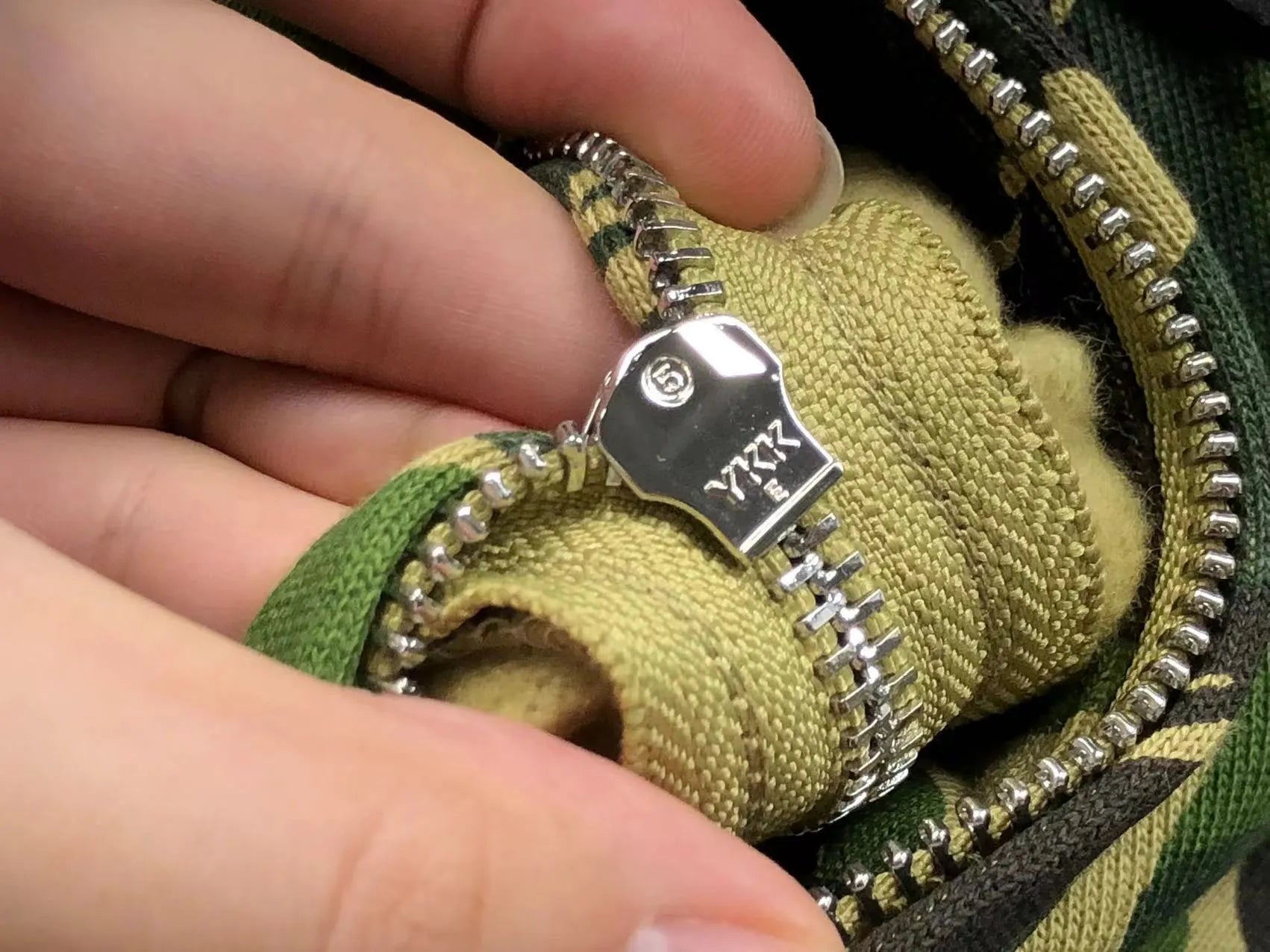 BAPE ABC CAMO SHARK FULL ZIP HOODIE GREEN-Drip Store Argentina