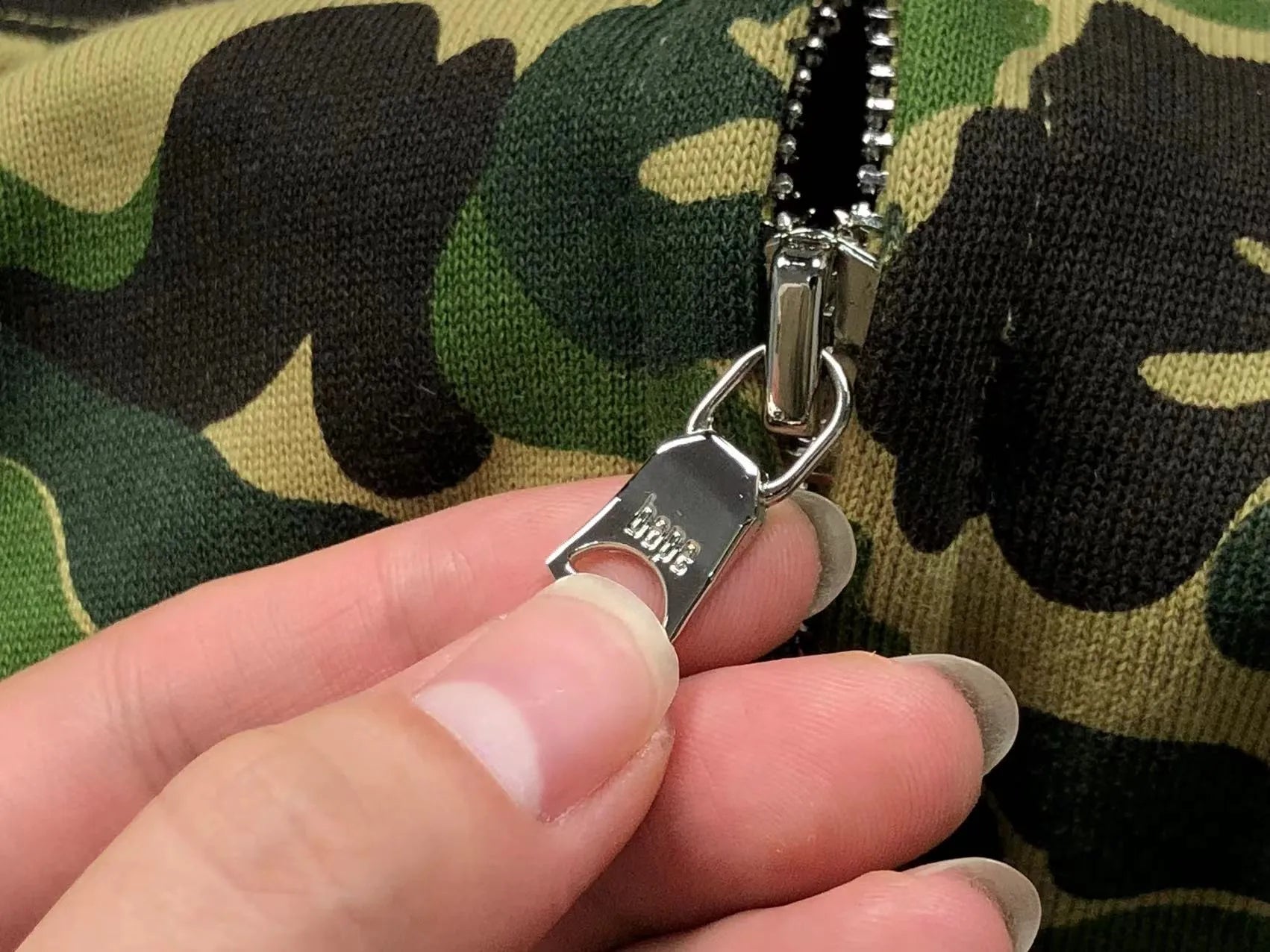 BAPE ABC CAMO SHARK FULL ZIP HOODIE GREEN-Drip Store Argentina