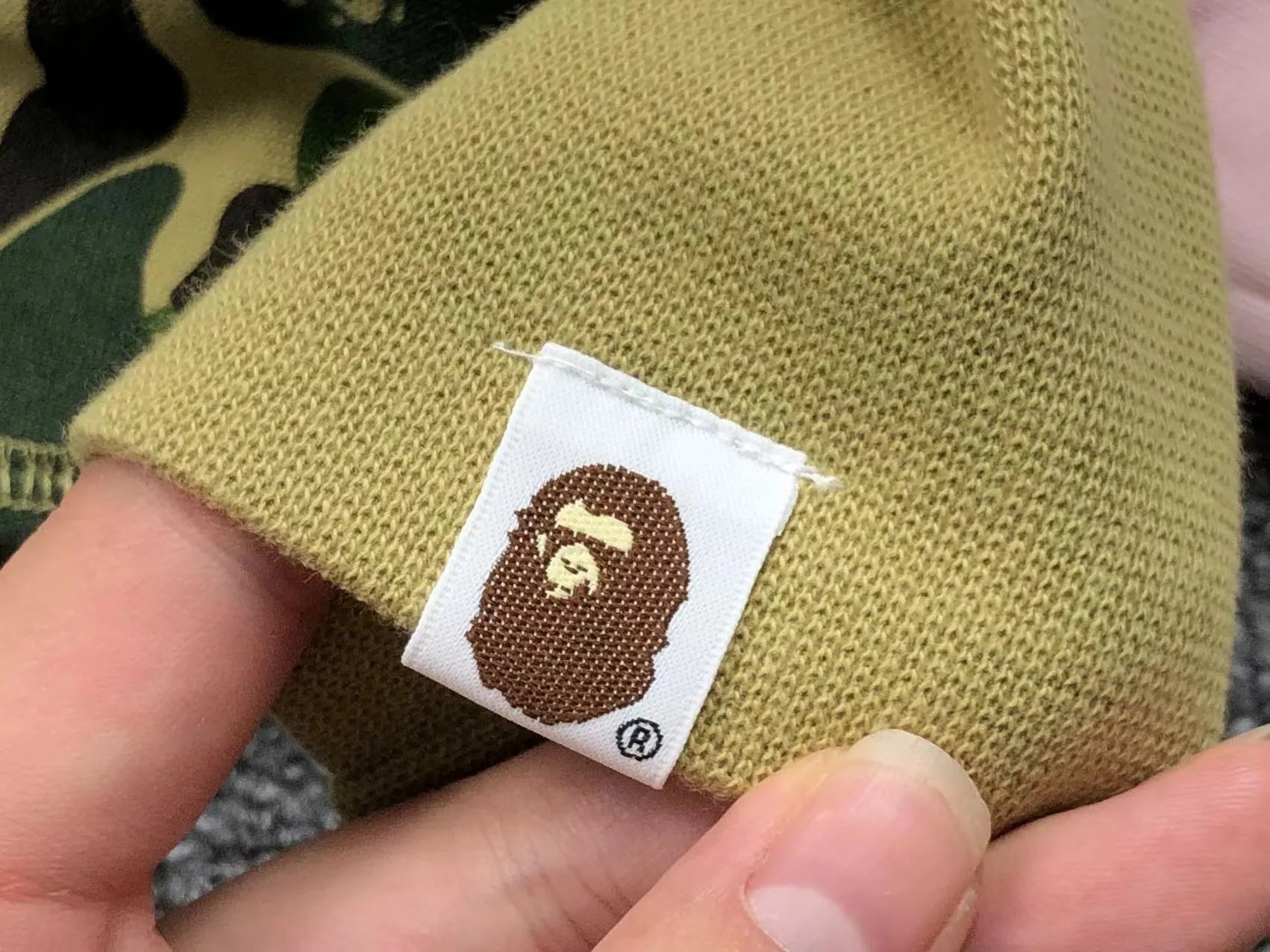 BAPE ABC CAMO SHARK FULL ZIP HOODIE GREEN-Drip Store Argentina