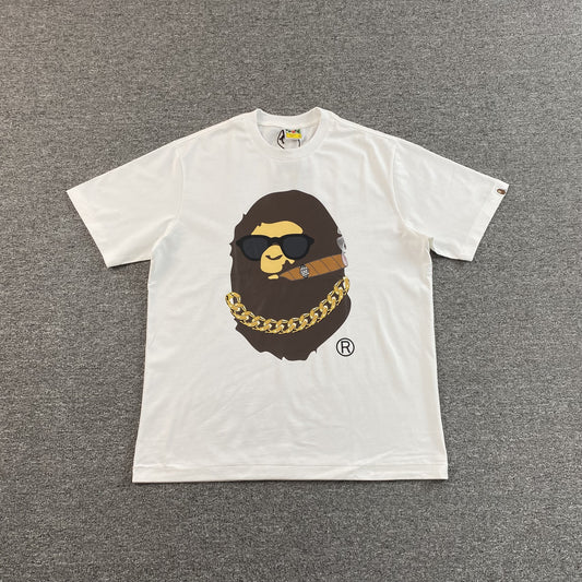 Bape Ape Tee White-Drip Store Argentina