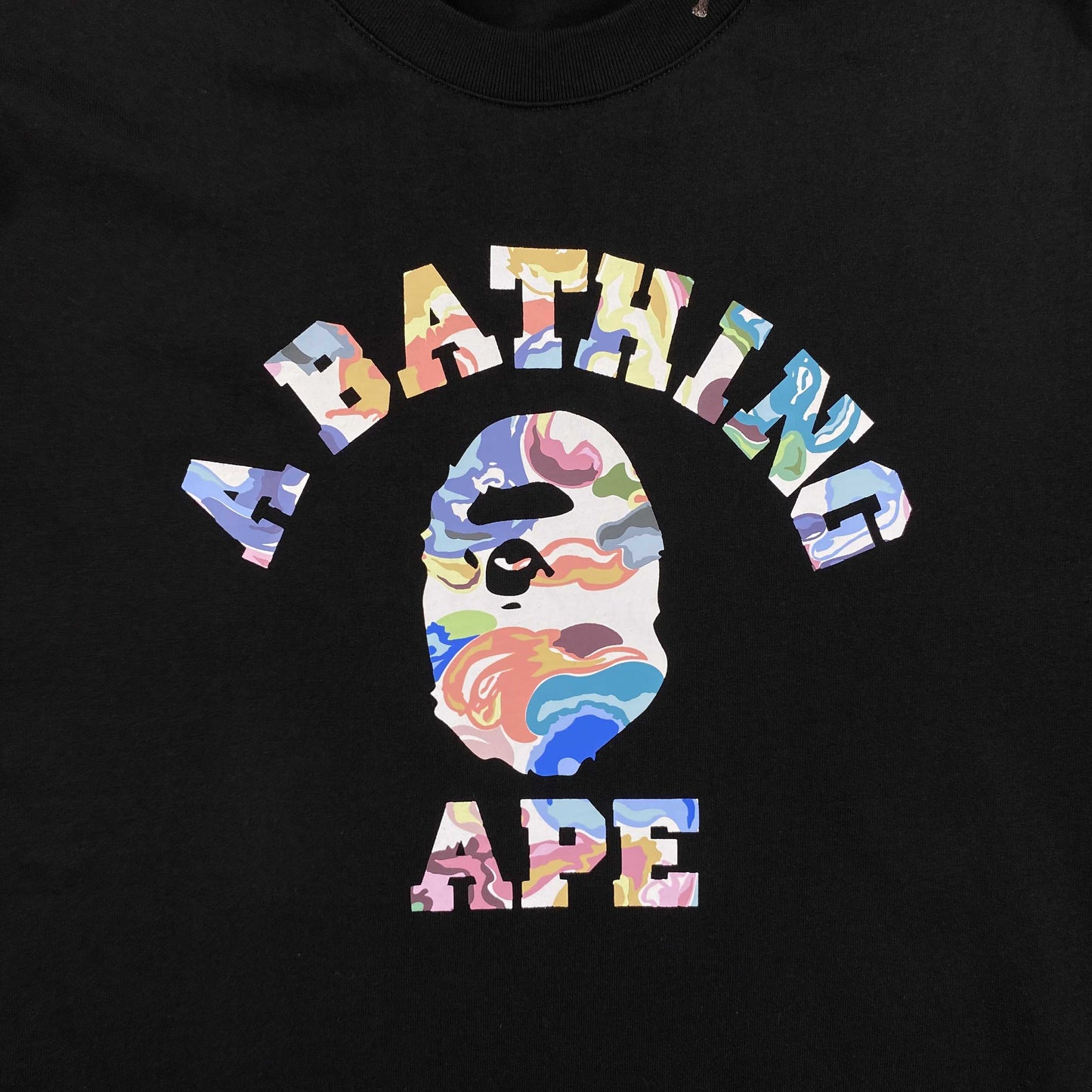Bape Art Camo Tee Black