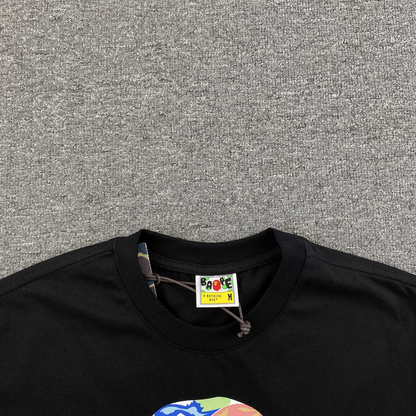 Bape Art Camo Tee Black