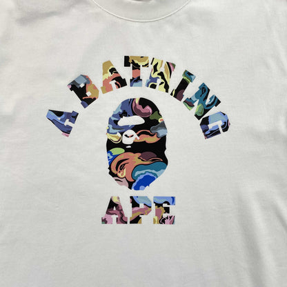 Bape Art Camo Tee White