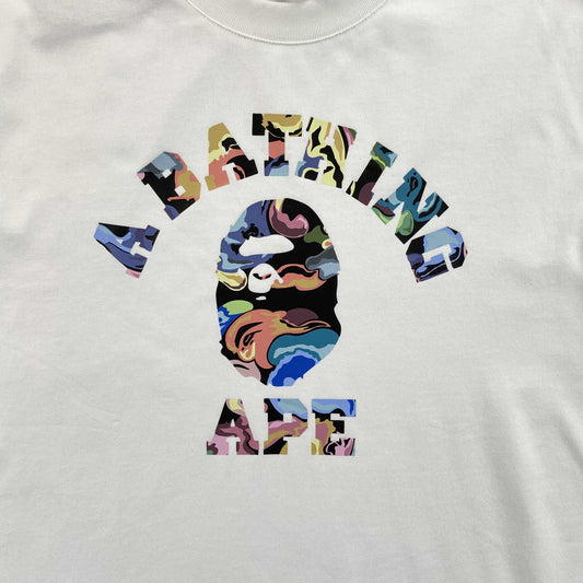 Bape Art Camo Tee White
