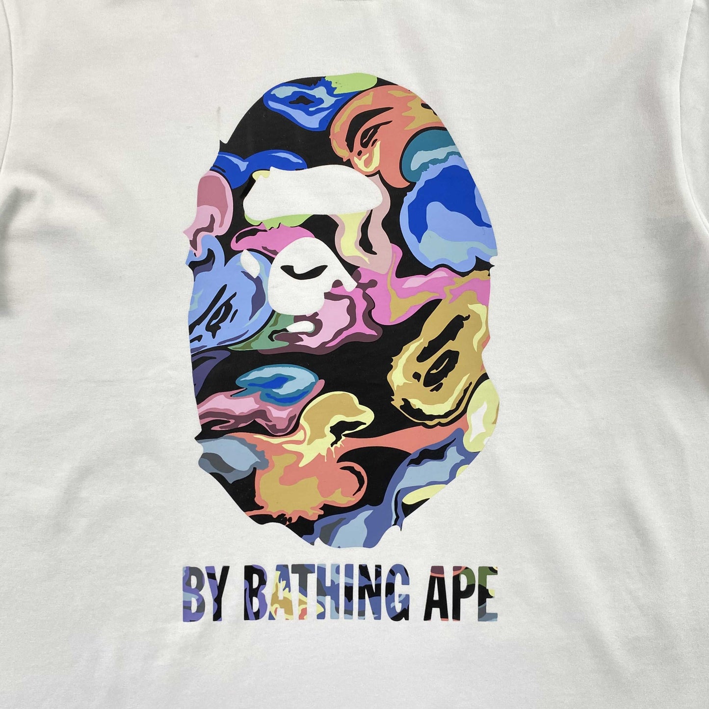 Bape Art Camo Tee White