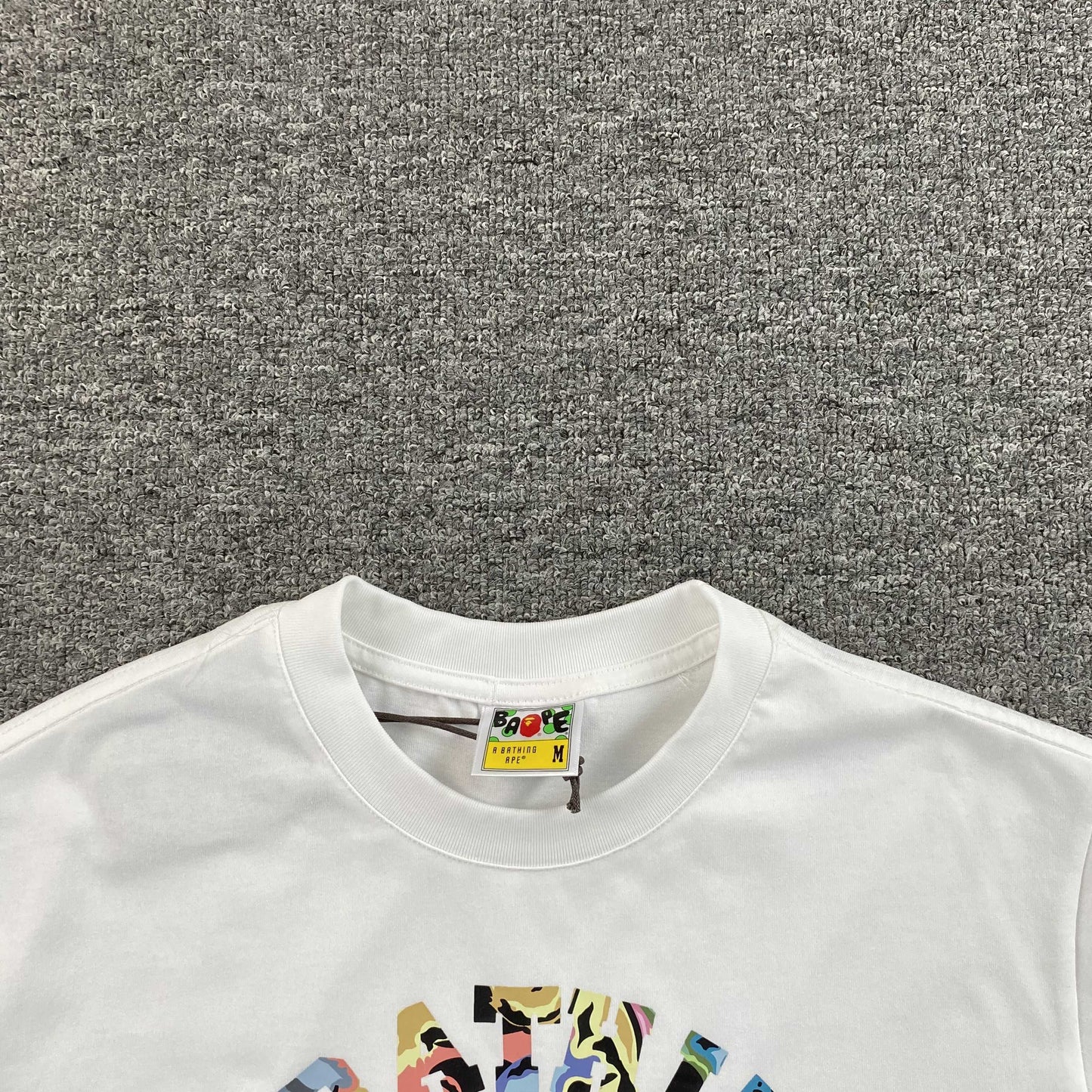 Bape Art Camo Tee White
