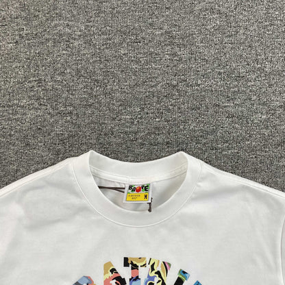Bape Art Camo Tee White
